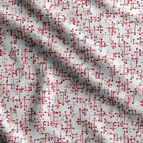 TEXTURA SOIMOI PRIMAGEM, Tecido de acolchoado cambrico de algodão vendido pelo quintal - 42 polegadas de tecido de tecido de algodão