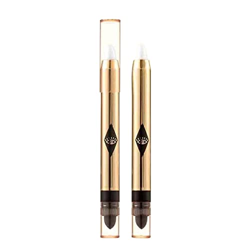 NPKGVia High -marca -texto de marca d'água Lápis cosmético Glitter Shadow Pen da sobrancelha Lápis de cor fácil de usar batom de porta
