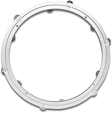 LIXFDJ Durável preguiçoso Susan Susan alumínio rotativo rolamento giratória hardware de placa giratória redonda para mesa de jantar, 350 mm/14in, 390mm/15in, 450mm/18in, 490mm/19in, 580mm/23in // 48