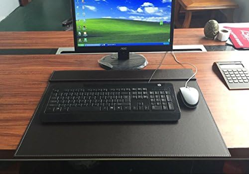Kingfom Ultra-Smooth PU Couather Desk & Mat Office Descobert e Writing Board A3/ A4 Arquivo Tabela de clipe TABELA MAT DE PROTECTOR NO TOPO GRANDE GRANDE 24''X18 '' '