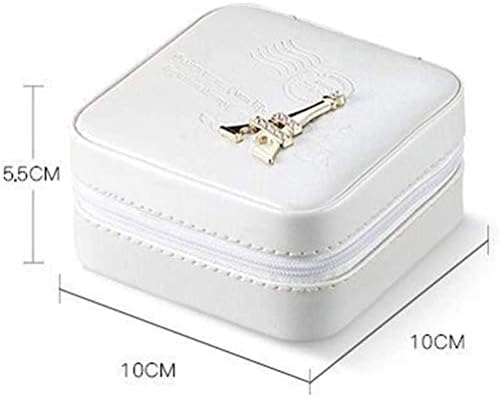 Caixa de jóias Organizador mostra a caixa de jóias da moda da moda da moda da caixa de jóias de viagens de viagem de jóias