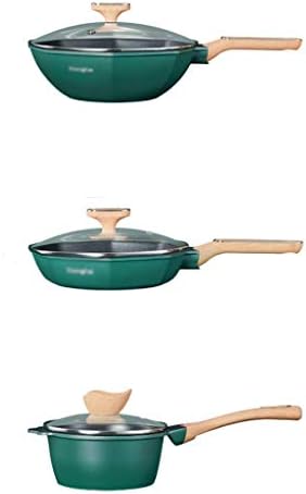 Lkyboa mai fãshi non btic pote smokless wok frigideira indução panela panela geral panela de cozinha de cozinha panelas e frigideiras