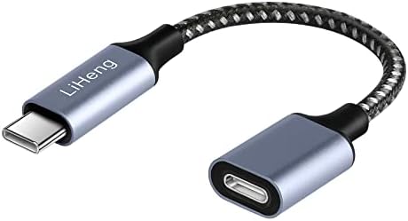 Adaptador de áudio USB C para Lightning Compatível com iPad Pro MacBook Usb-C Phone para fones de ouvido Lightning, não suporta carregamento