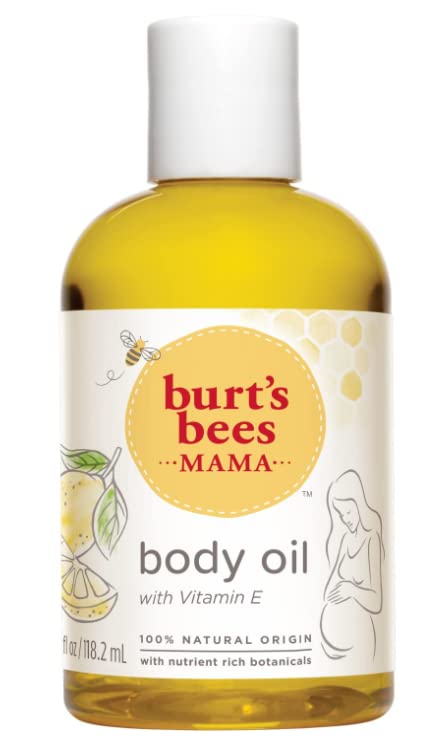 Burt's Bees Mama Bee Nousing Body Oil com vitamina E 4 oz