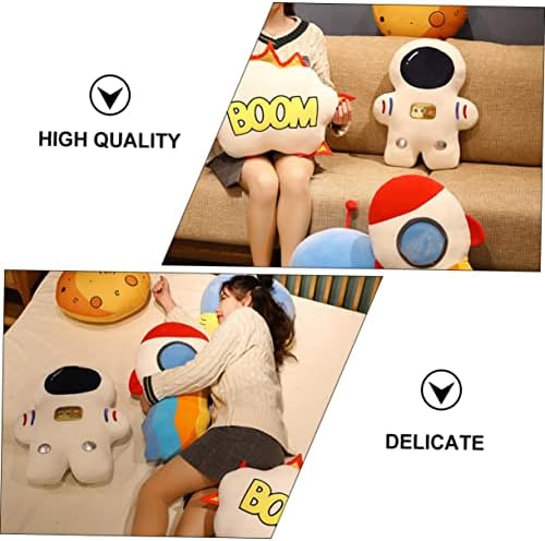 Toyvian 1pc astronautas travesseiros Toys de veículos Almofadas para sofá espacial brinquedo astronauta boneca brinquedo de