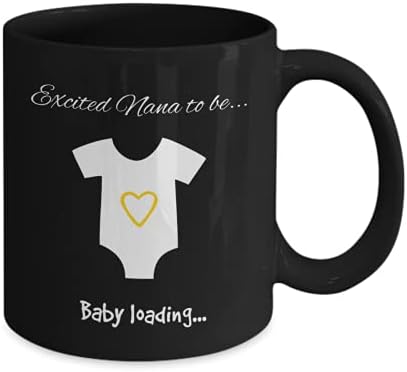 Nana para ser uma caneca, revelação da gravidez, esperando avó, chá de bebê nana, anúncio bebê, surpresa do bebê notícia