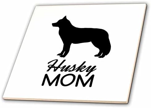 3drose janna salak projeta cães - mãe husky cachorro - azulejos