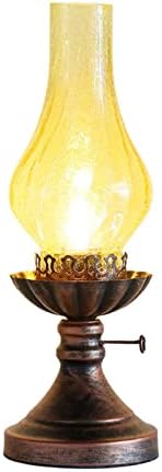 Ｋｌｋｃｍｓ Lâmpada de óleo Lâmpada Lâmpada de lâmpada de querosene Sombra de reposição de reposição de reposição para a sala de cozinha lareira de restaurante em casa, sombra de crackle