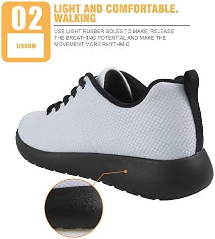 Phayon Men Men Men Lace-up Running Sapatos de caminhada Casual Tênis leve tênis Sapatos esportivos Sapatos de viagem Black