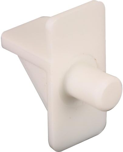 Slide-Co-242157 PEG de suporte da prateleira, 1/4 de polegada, plástico bege