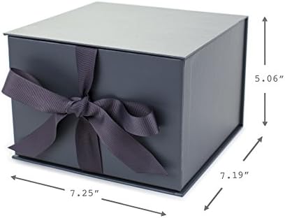Caixa de presente da Hallmark 7 com tampa e papel preenchem para o Natal, casamentos, formates, dia dos pais, aniversários,