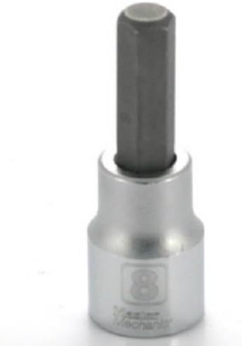 Suprimento de encanamento padrão 518586 APEX Tool Group-Asia Master Mechanic 3/8 Drive Hex Bit Socket, 8mm