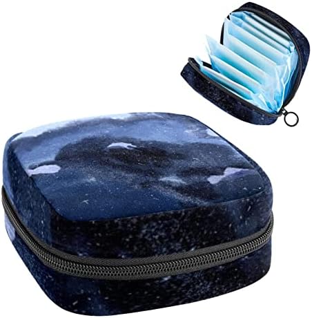Bolsa de armazenamento de guardanapo sanitário nebuloso Sky Sky Sky menstrual saco portátil com zíper para meninas adolescentes