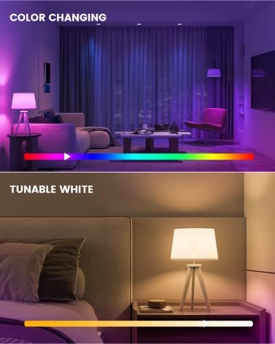 Lâmpadas de inundação de yeelight, lâmpada LED, lâmpadas inteligentes que funcionam com Alexa e Google Home, Razer Chroma, BR30
