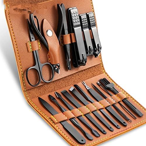 Ekins Manicure Conjunto de unhas Clipper aço inoxidável cortador de unhas Profissional Scissors Definir kit portátil conjunto para a ferramenta de manga de maquiagem de unhas