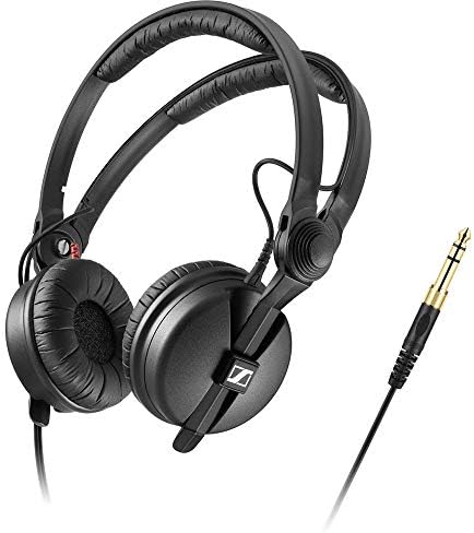 Sennheiser HD 25 Monitor fones de ouvido com capa de fone de ouvido e pacote de suporte acolchoado