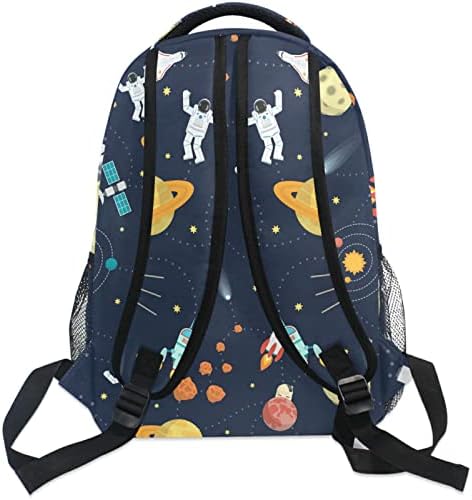 Mochilas personalizadas Space Stars Planetas Astronaut Sbag com Nome/Text Boys Backpack Backpack Bookbags para crianças estudantes