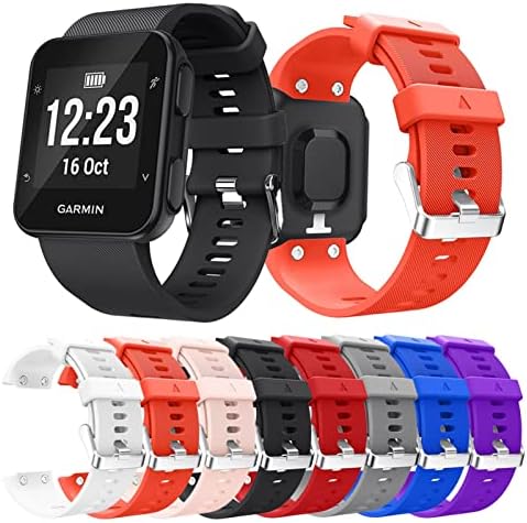 Ganyuu Substituição Silicone Watchband Sports Sports Watch Wrist Strap for Garmin Forerunner 35 Smart Watch