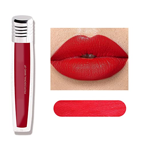 Batom líquido líquido de brilho líquido Candy Pearlescente duradouro à prova d'água Lip Lip Gloss Gloss Pigmented Makeup Presente para meninas e mulheres perfume para brilho labial abaixo de 10