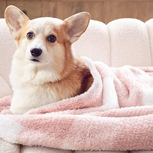 Bertte Fluffy Sherpa Throw Blanket Ultra Soft Warl Warm leve manta xequetinha manta de sofá de sofá -sofá, cobertor decorativo