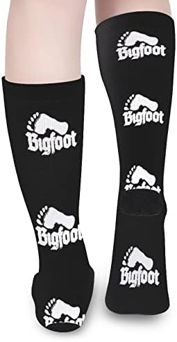 Bigfoot pegada cor com as meias altas esportes de moda meias quentes para homens mulheres