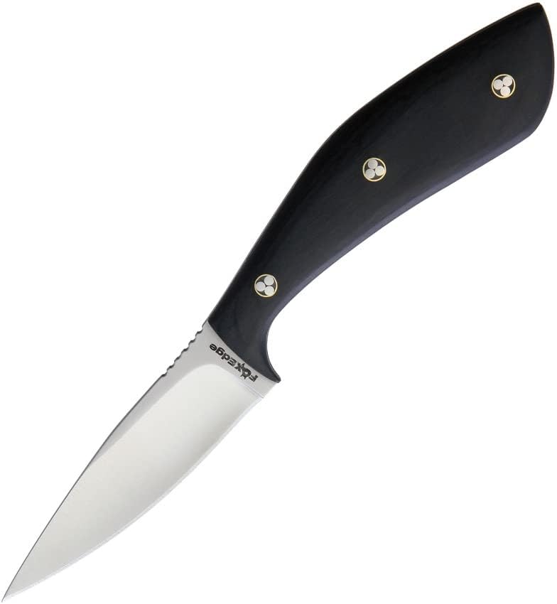 Fox Edge fixo Blade Pakkawood Fe007 preto