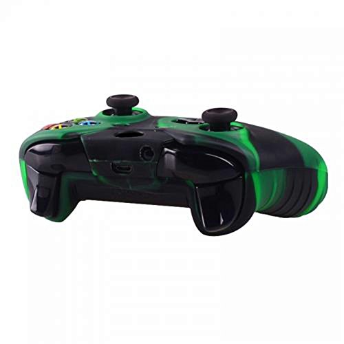 Modfreakz® Silicone Case Black Green Camo para Xbox One Controller