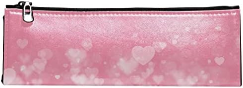 Tbouobt Sacos cosméticos para mulheres, Bolsa de maquiagem Acessórios de bolsas de higiene pessoal de viagem Organizador, Valentine Heart Pink