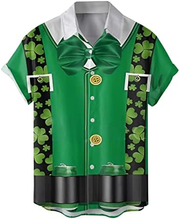 Camisas de manga curta de manga curta de St. Patrick