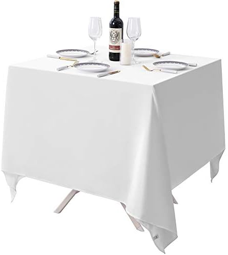 Toca de mesa quadrada de Surintemente para mesas quadradas ou redondas de toalha de mesa de poliéster 85x85 para casamentos, banquetes ou restaurantes