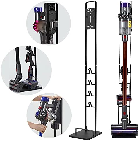 Akemai Vacuum Stand e Hair Secer Stand para Dyson, compatível com Dyson V15 V12 V11 V10 V8 V7 V6