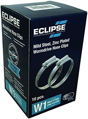 Eclipse Professional Tools Caixa Ecw1-2x W1 de 10 45-60mm de braçadeiras de mangueira de engrenagem de aço macio de aço