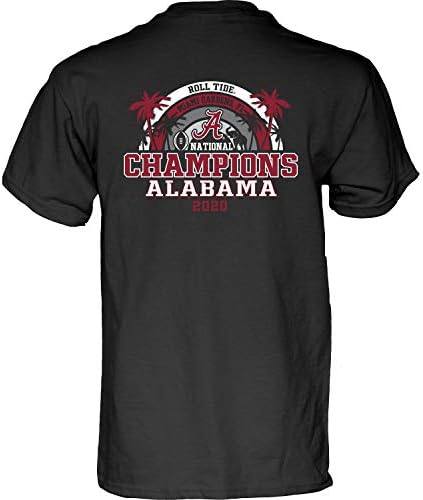 Blue 84 Alabama Alabama Crimson Tide Champs Nacional Camista 2020-2021 Back Black