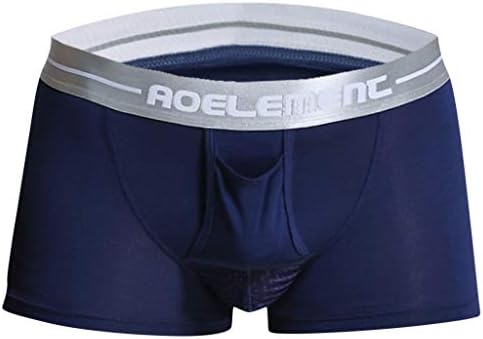 Lingerie sexy para homens cuecas travessos de boxe de sexo com bolsa de estádio embutida Sport Sport Masculino Underpants