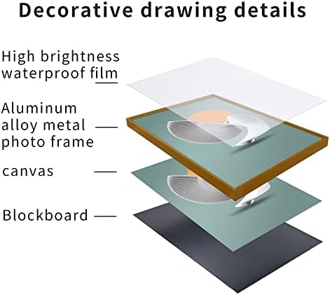 Decoração de arte de parede para quarto quarto escritório moderno simplicidade moda abstra