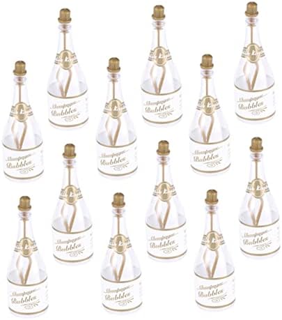 ABAODAM 12PCS Bolhas de bolhas de casamento variam de bolhas para crianças para mesa de decoração de mesa de casamento bolhas de casamento em massa recarregada garrafa de bolhas de casamento