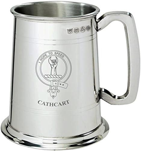 Cathcart Clan Crest Tankard 1 Pewter