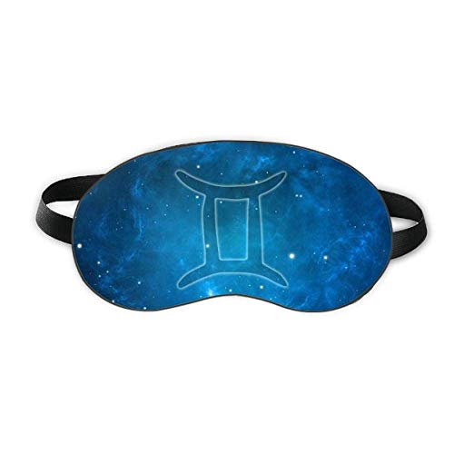 Starry Night Gemini Zodiac Constellation Sleep Sleep Eye Shield Soft Night Blindfold Shade Cover