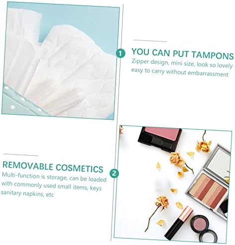 CEALIFTY 6 PCS Tia Towel Bag Kits de viagem para mulheres zip em torno das carteiras para mulheres Organizador de higieness Organizador