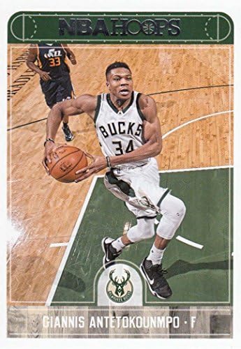 Giannis Antetokounmpo 2017 2018 Panini Hoops #9 Mint Milwaukee Bucks Basketball Card