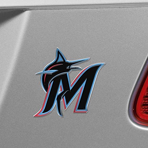 MLB - Miami Marlins Heavy Duty Aluminium Color Emblem
