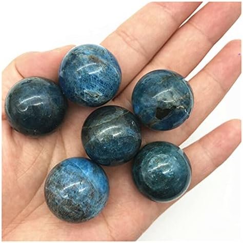 Shitou22231 1pc 20-25mm lapis natural lazuli bola branca quartzo cristal esfera bolas curando pedras naturais e minerais cálculos