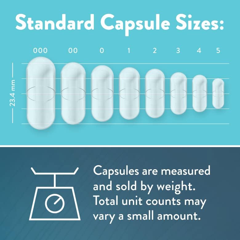 PureCaps EUA - tamanho 000 cápsulas de pílula de gelatina transparente - dissolução rápida e facilmente digerível - conservante