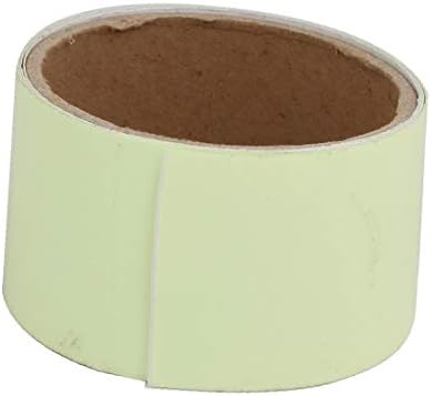 X-Dree 5cmx1m Auto-adesivo PET PVC Segurança fita luminosa Casa verde claro (5cmx1m-cinta adesiva luminosa de seguridad de pvc pet de cor verde para el hogoar