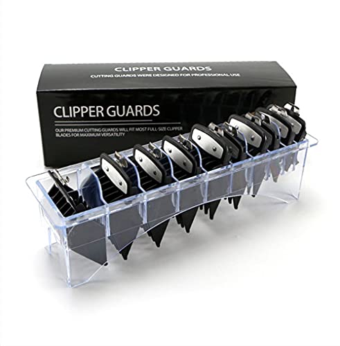 Guias de corte de guardas clipper para wahl com clipe de metal #37-500- /8 ”para”-se encaixa em todos