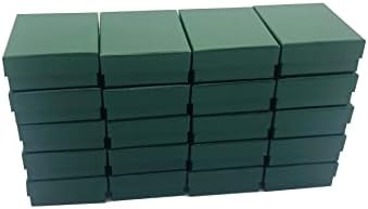 HomeImpel 20 Pacote caixas de jóias de papel de papelão, 3,54 x 2,76 x 1,18 polegadas, caixas de joalheria retângulo