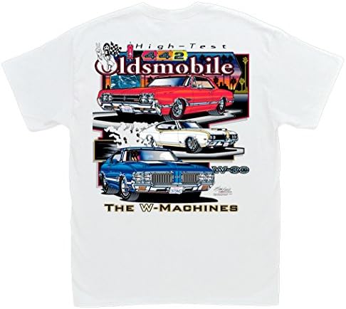 Camisas quentes Teste alto T-shirt Oldsmobile: 442 W Machine 455 Hurst/Olds Cutlass W-30