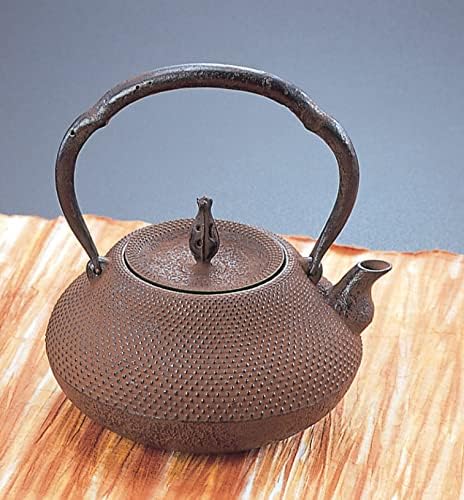 IWACHU 11002 BRANHA DE FERRO, TIPO 18, GOURD ARARE, BROWN, 0,4 gal, artesanato tradicional, para incêndio direto, Nambu Ironware