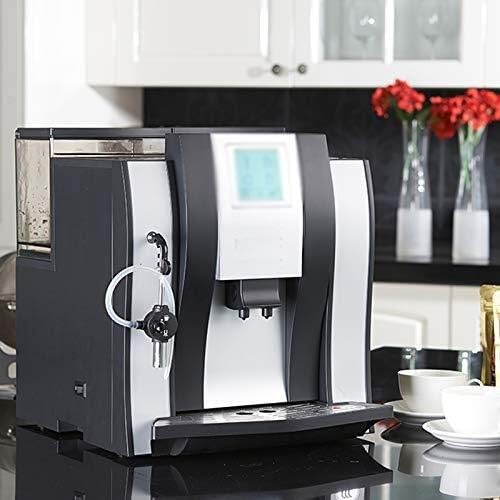 Máquina de café expresso de máquinas de café Raxinbang, máquina de café totalmente automática, máquina de café inteligente do tipo bomba, máquina de leite automática de consumidor e comercial 415mm × 320mm × 365mm preto branco SIL