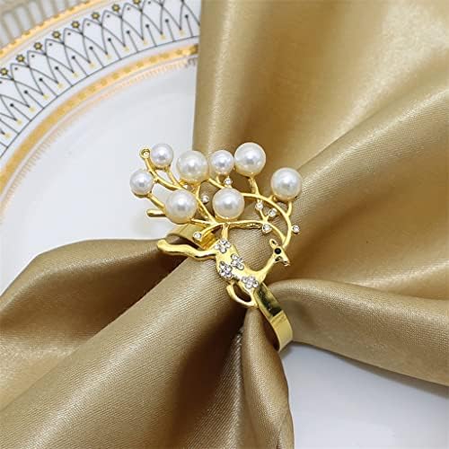 Zjhyxyh anel de guardanapo fivela de guardanapo de metal adequado para festas de festas de casamento Mesa de mesa 24pcs